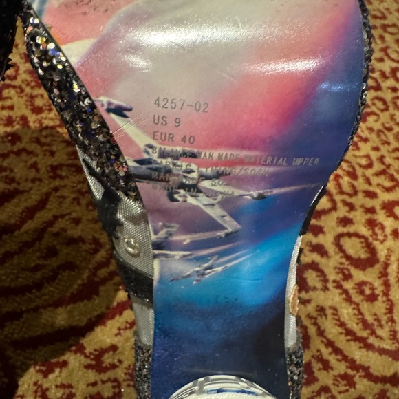 Irregular Choice R2-D2 Glitter Heels - Picture 9 of 10
